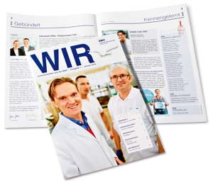Mitarbeiter-Newsletter „WIR“ Begleitkommunikation Veränderungsprozess, Beiersdorf