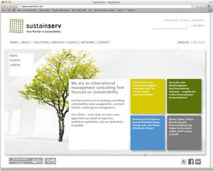 Corporate Design, sustainserv